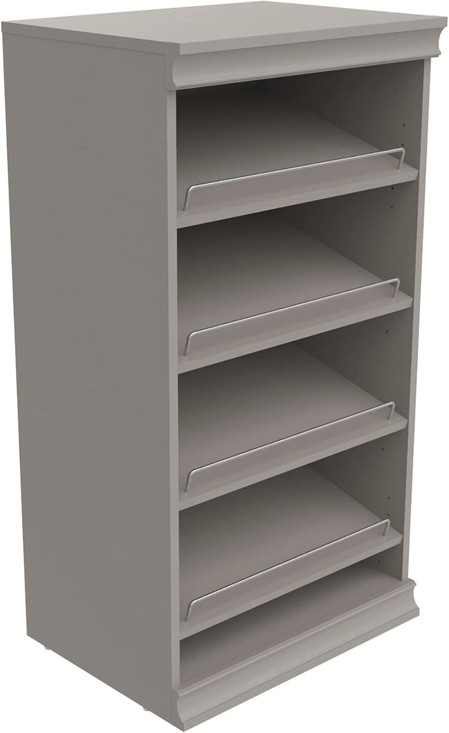 Modular Storage 21.38" W Shoe Shelf Unit with 4 Shelves