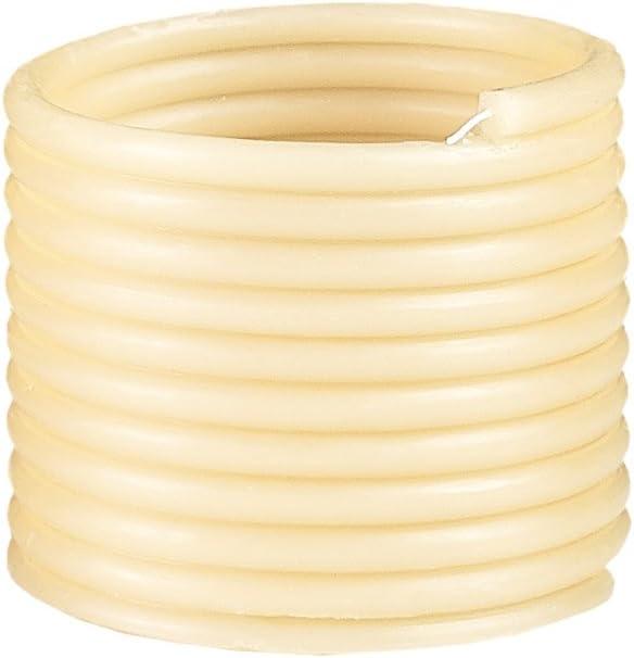 Eclipse - Candle by The Hour (20563R) 60-Hour Burns Pliable Coil Candle Refill - Yellow Un-Scented