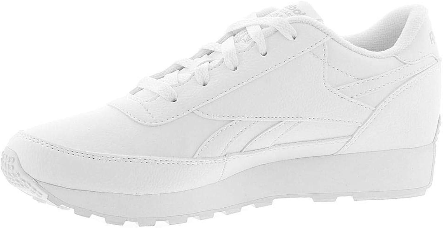 Reebok Classic Renaissance Sneakers Women White Steel Leather 100071993 D Width