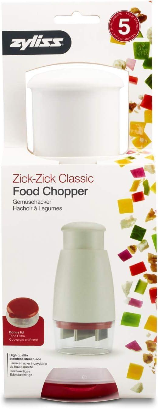 Zyliss White Stainless Steel Manual Food Chopper