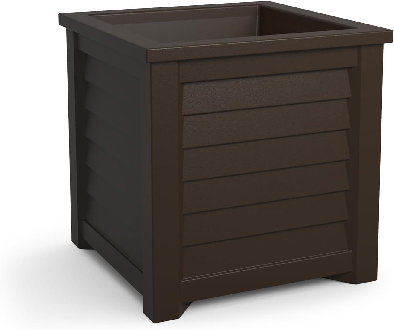 Mayne Inc. Lakeland Square Resin Planter with Water Reservoir