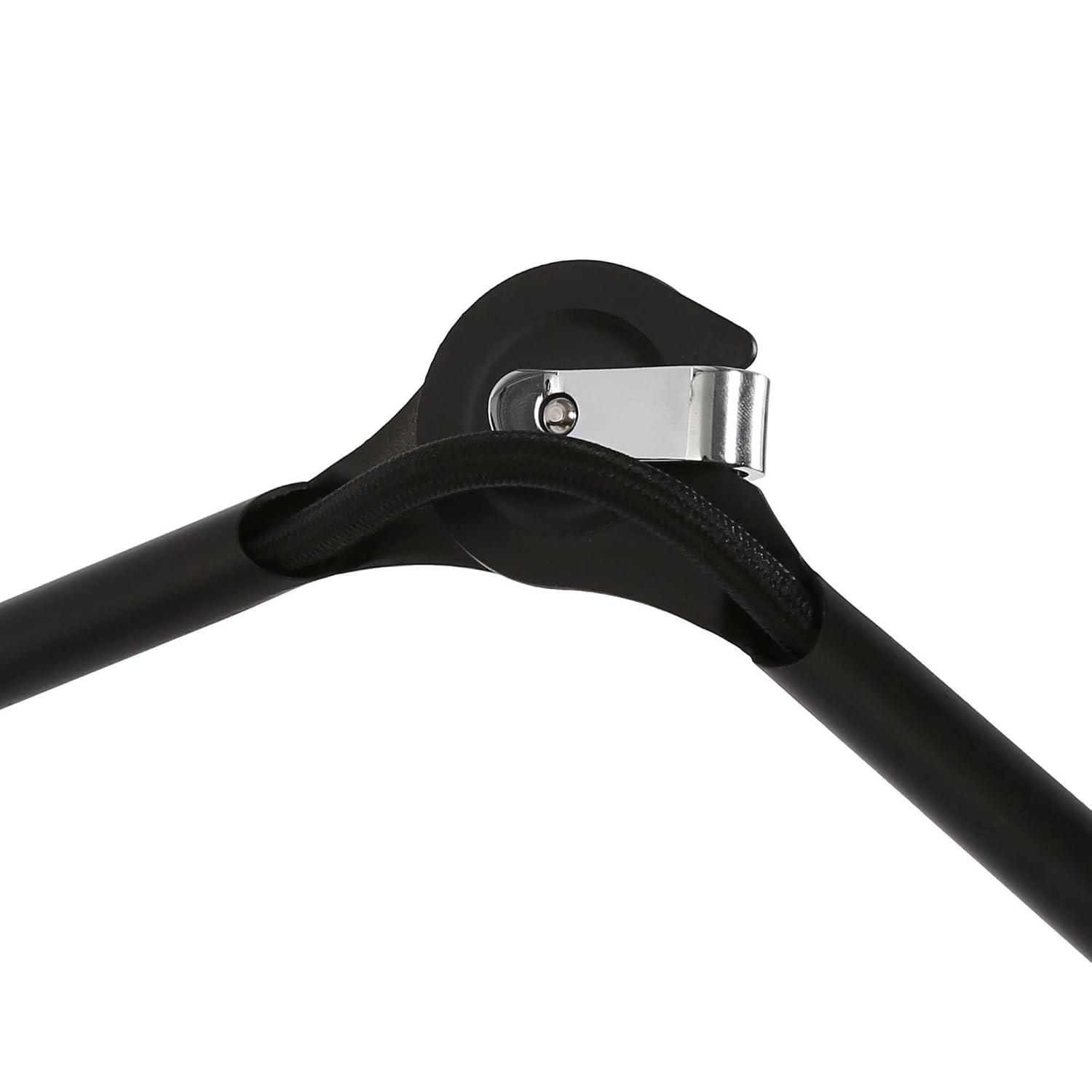 LALUZ Swing Arm Wall Sconce Set of 2, Modern Farmhouse Sconce Wall Lighting Vintage Adjustable Wall Mounted Lights with Black Silver Finish