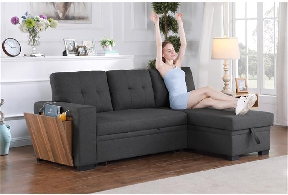 DEVION Furniture 3 - Piece Upholstered Sectional