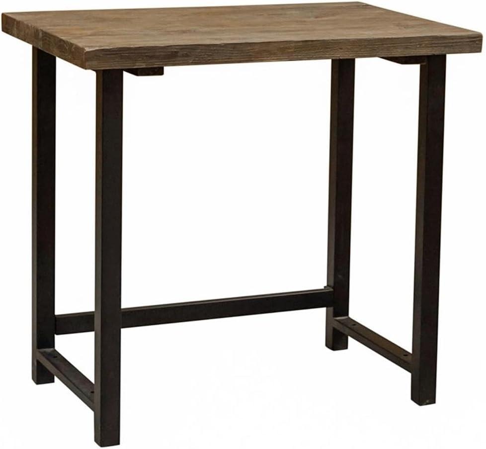 Pomona Metal and Solid Wood Desk - Alaterre Furniture