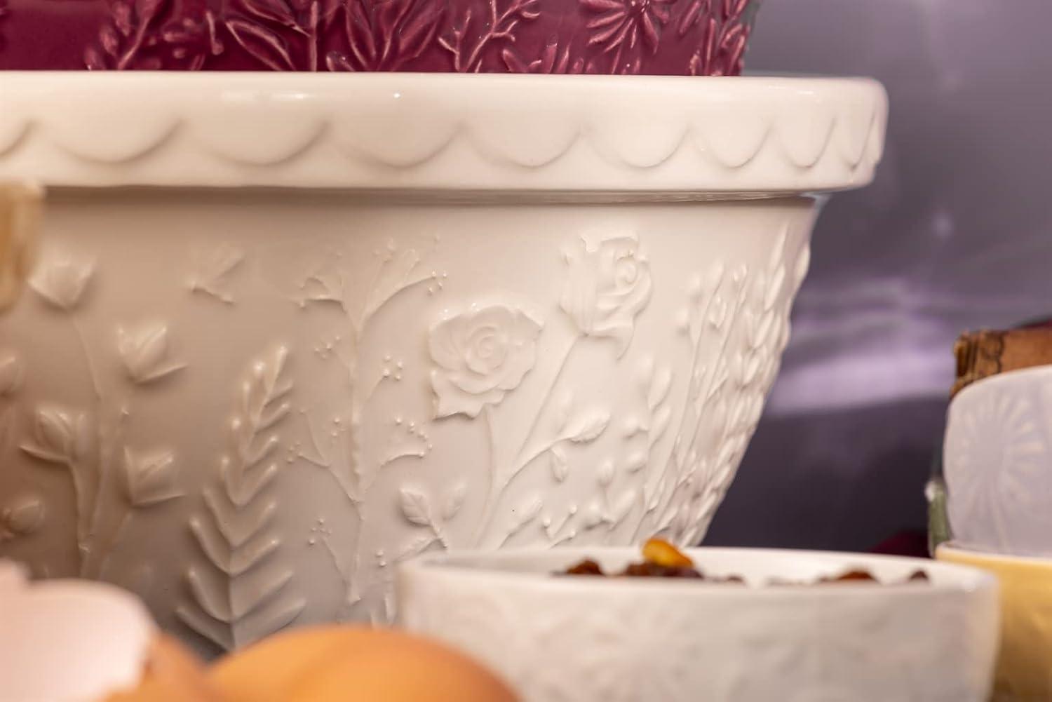 In The Meadow Earthenware Mixing Bowl