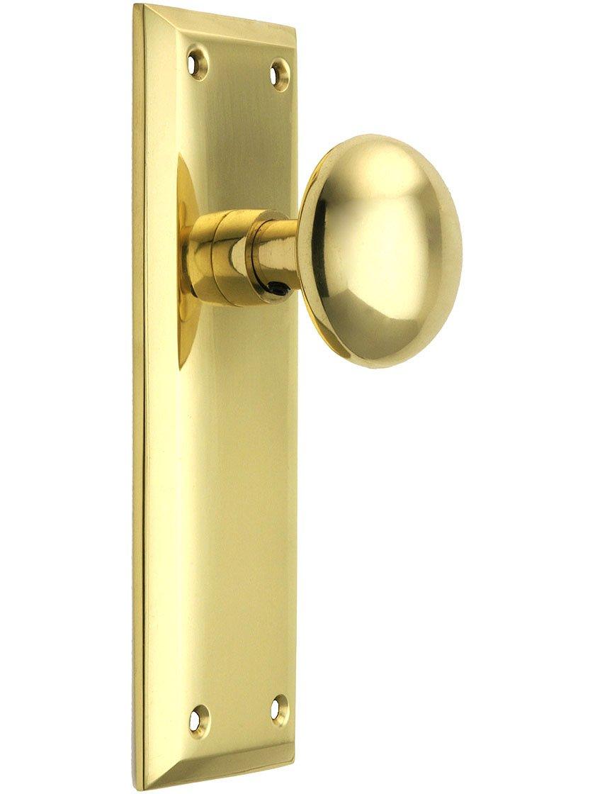 New York Plate with New York Door Knob