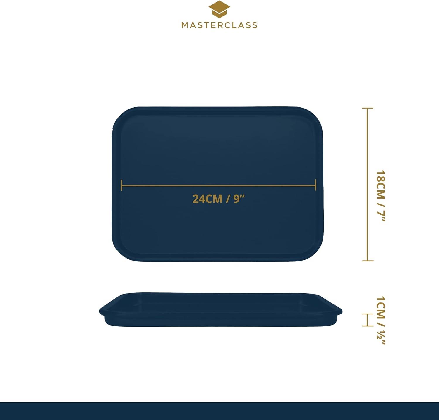 MasterClass Baking Tray, Non-Stick Oven Tray for Baking and Roasting, Carbon Steel, 24 x 18cm, Grey