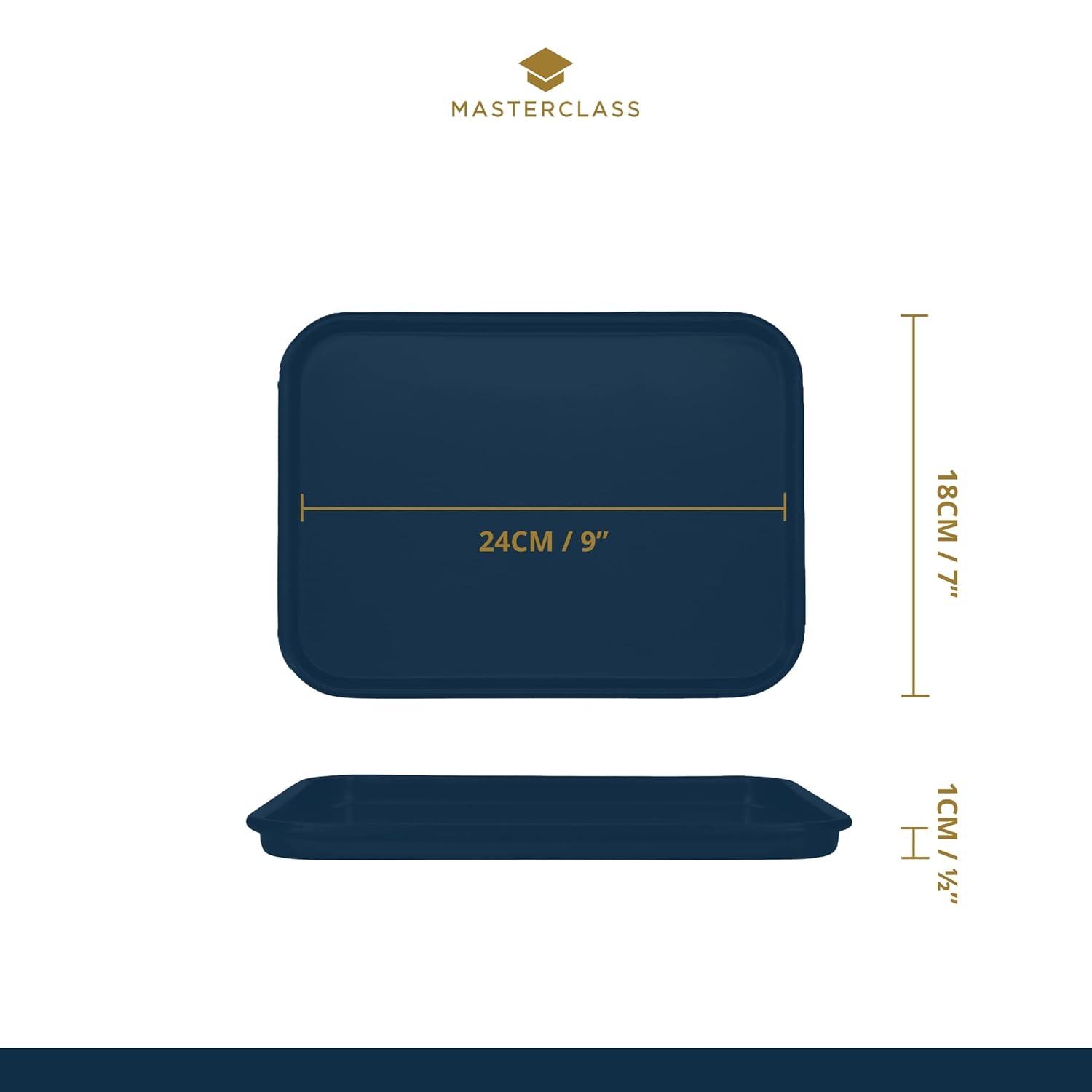 MasterClass Baking Tray, Non-Stick Oven Tray for Baking and Roasting, Carbon Steel, 24 x 18cm, Grey