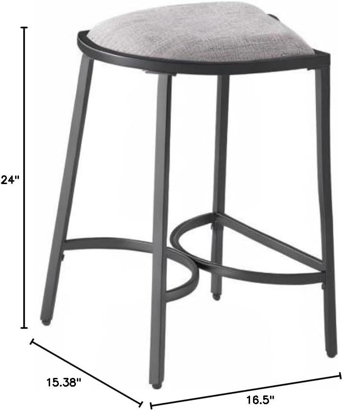 Set of 2 Ellery Counter Height Barstools - Crosley