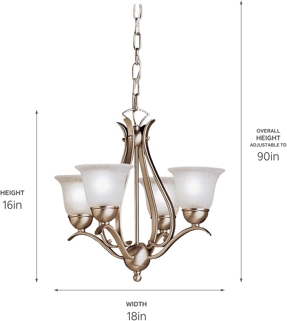 Dover 4 - Light Dimmable Empire Chandelier