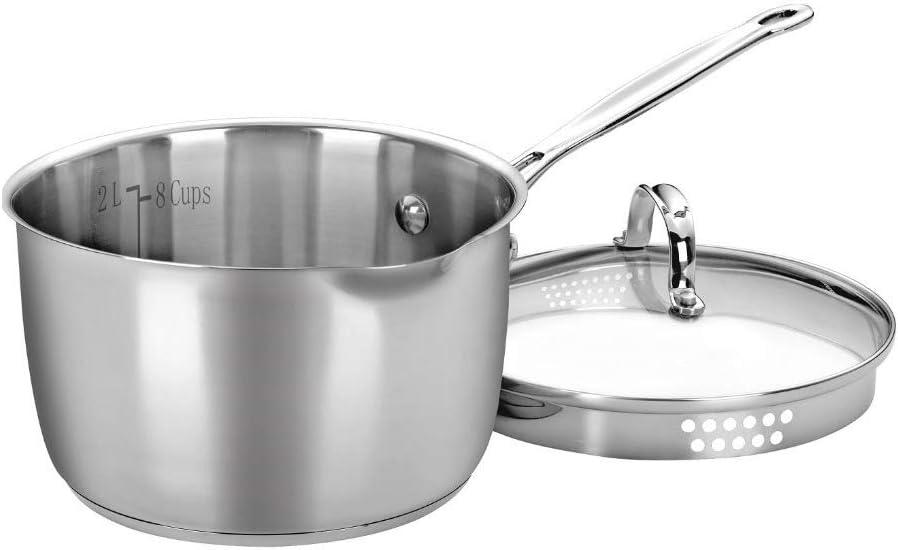 Cuisinart Chef's Classic Stainless Steel Saucepan with Cover