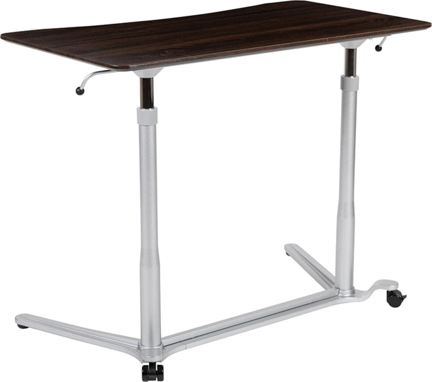 Flash Furniture Sit-Down, Stand-Up Ergonomic Computer Desk - Standing Desk