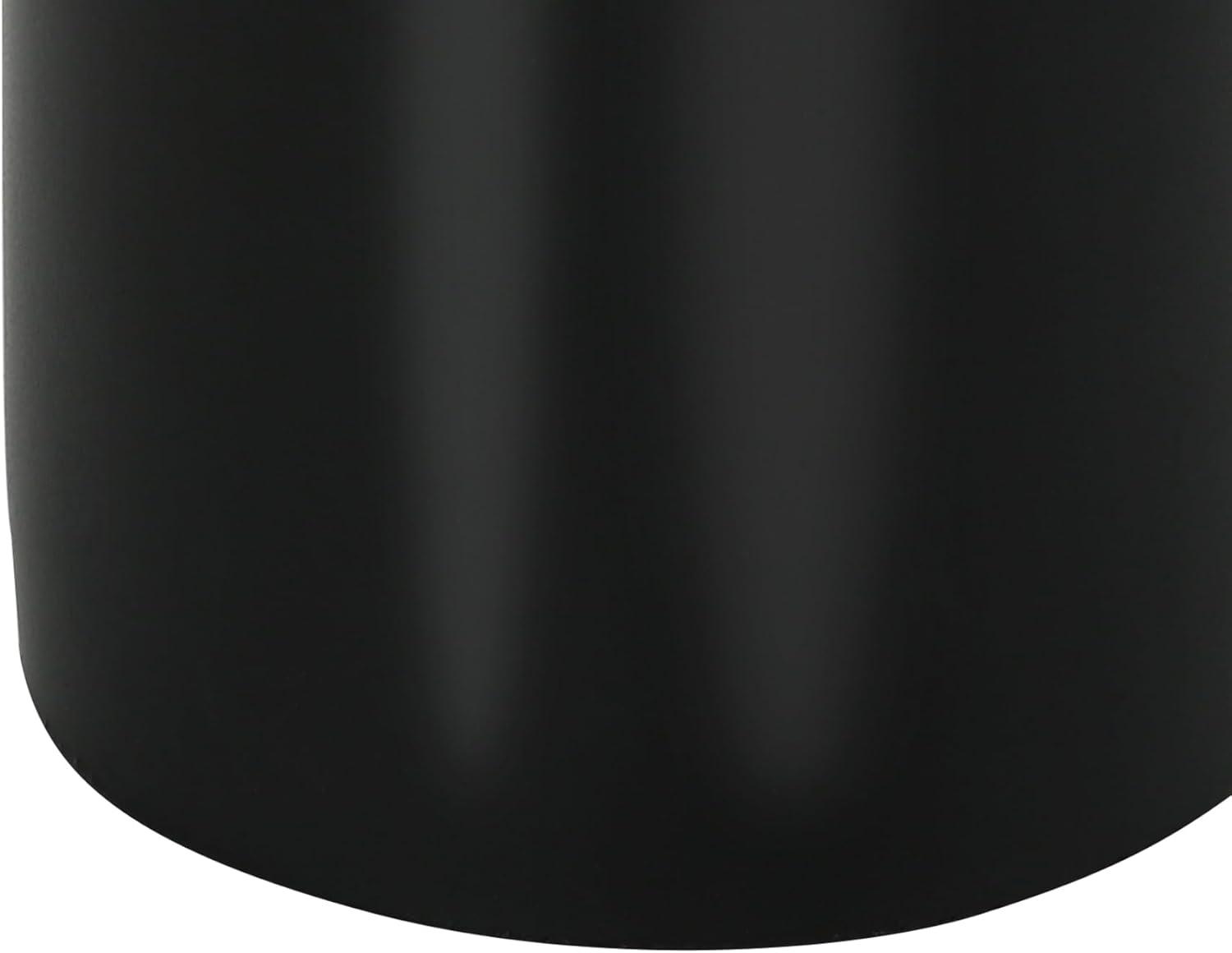 Monarch Specialties Lighting 25inchH Table Lamp Black Concrete Black Shade Contemporary