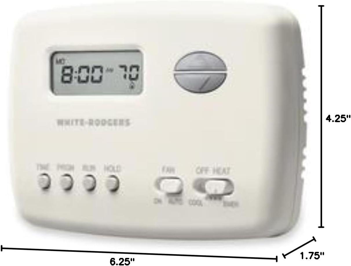 Emerson 1F78-151 Single-Stage Programmable Digital Thermostat, 5-2 Day