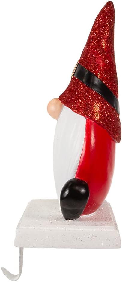 Kurt S. Adler Resin Gnome Stocking Holder, 10-Inch, Muticolored