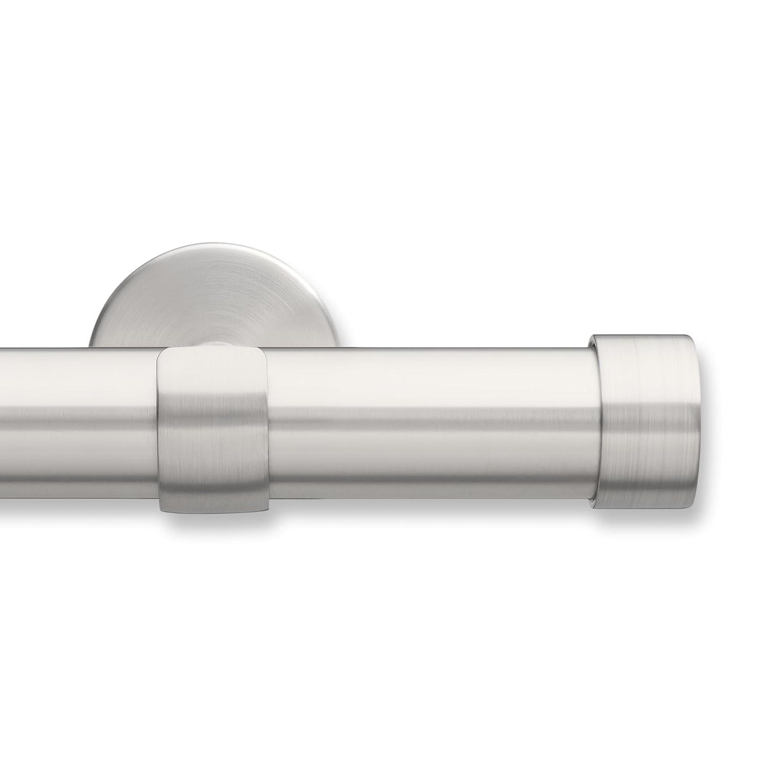 MODE Cambria Designer Series Premium 1-1/8 in Larger Dia. Non-Adjustable Curtain Rod and Designer Brackets