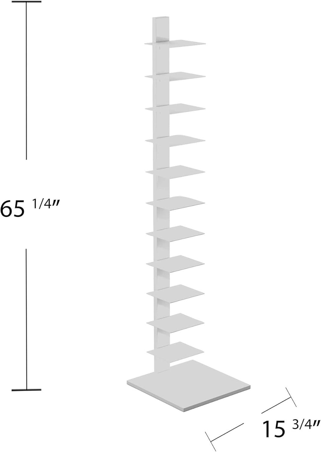 Stewartby Spine Tower Shelf - HZ1220412 - White - SEI