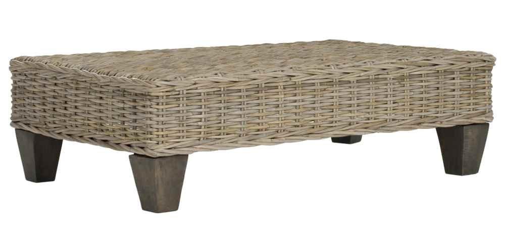 Leary Coffee Table - Natural Unfinished - Safavieh