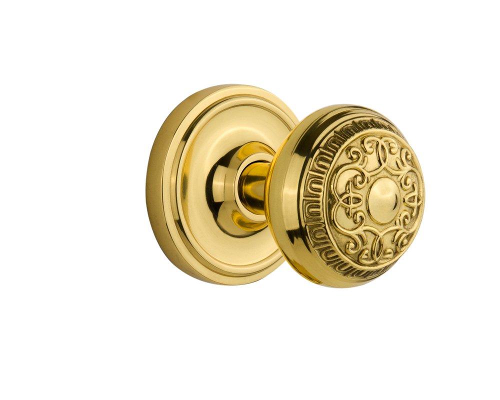 Classic Rosette with Egg & Dart Door Knob