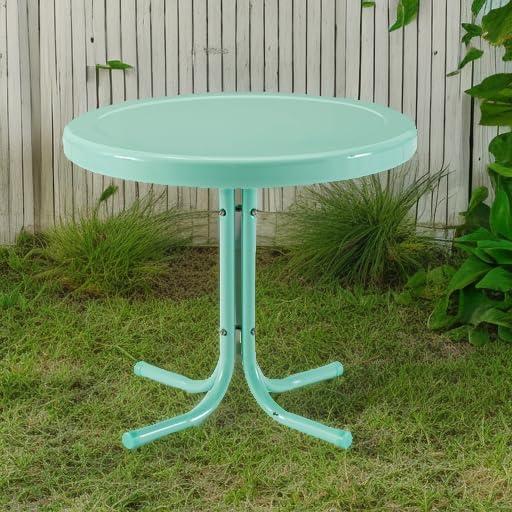 Crosley Retro Metal Patio Side Table