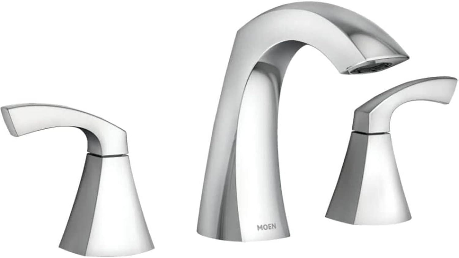 Moen Lindor Chrome Widespread Bathroom Sink Faucet 8 - 16 in.