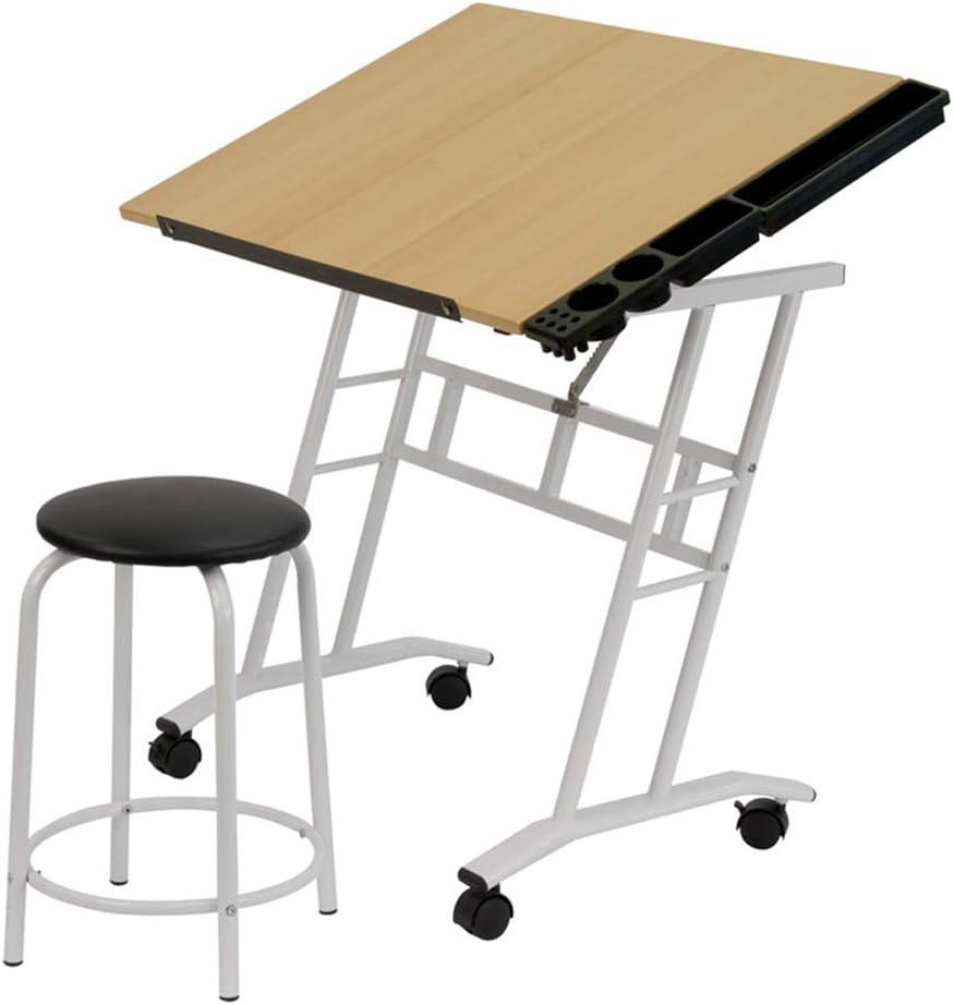 Crafton Adjustable Metal Base Drafting Table