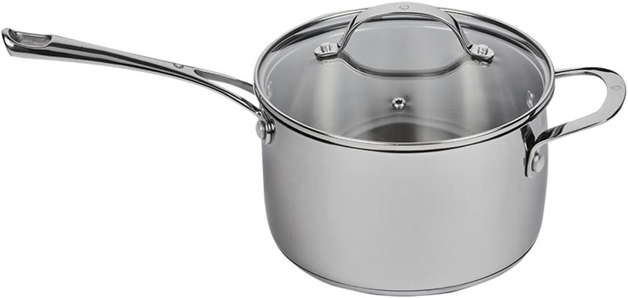 Stainless Steel Non-Stick 2.6 Quart Saucepan with Lid