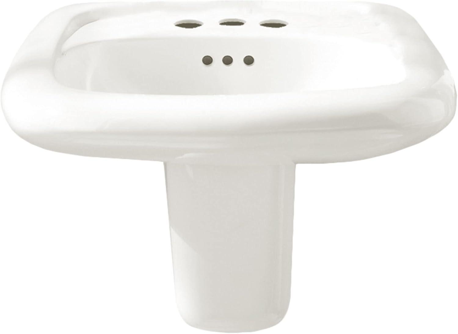 Murro 22'' White Ceramic Wall-Mount Bathroom Sink