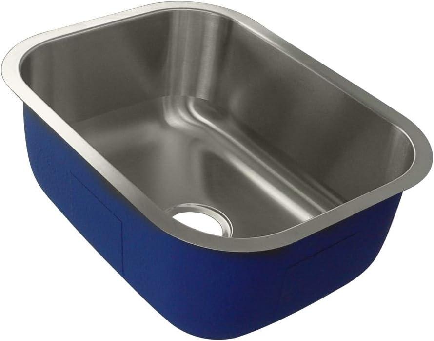 Meridian 23.13'' L Single Bowl Stainless Steel Kitchen Sink