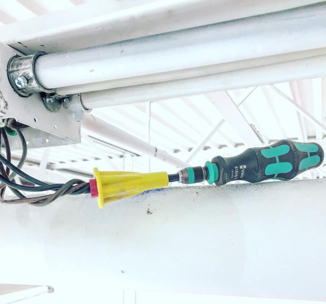 Yellow High-Impact Plastic Wire Connector Tool