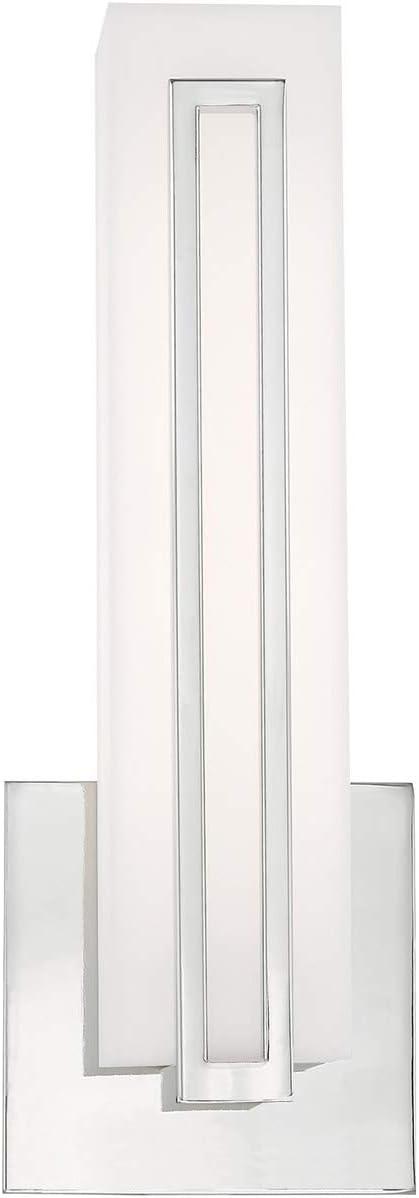 Livex Lighting 10190 Fulton 1 Light 12" Tall Integrated Led Bathroom Sconce - Chrome