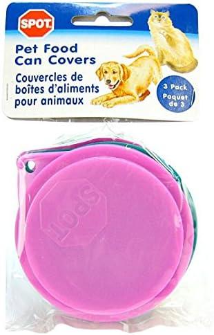 Ethical Pet Plastic Dog and Cat Food Can Covers, 3 Count