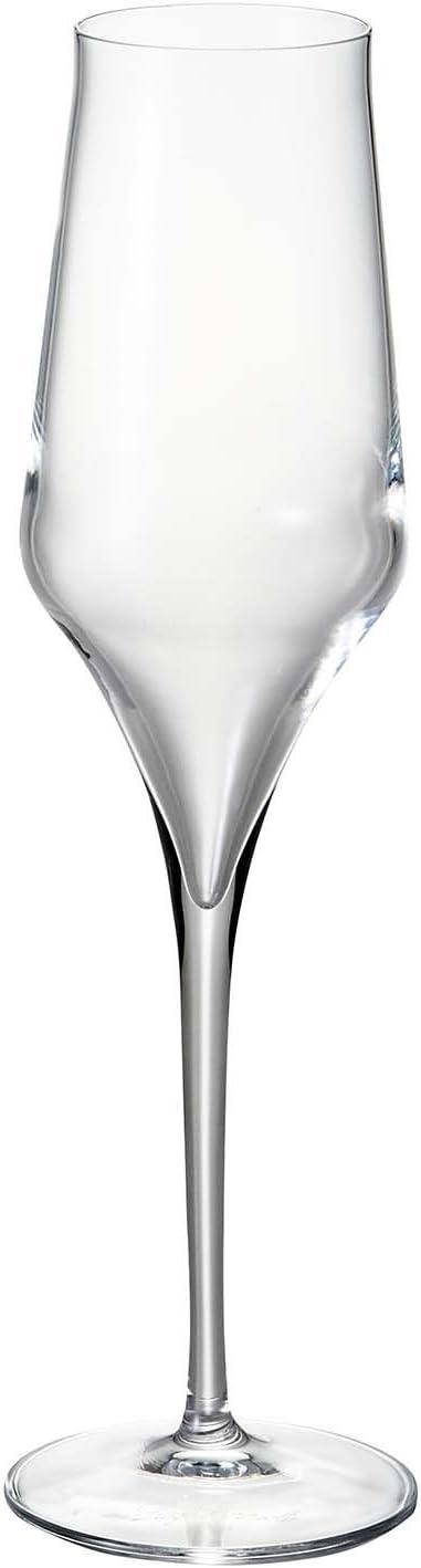 Luigi Bormioli Supremo 8 oz. Champagne / Prosecco / Cava / Lambrusco / Sparkling Wine Glasses (Set of 2)