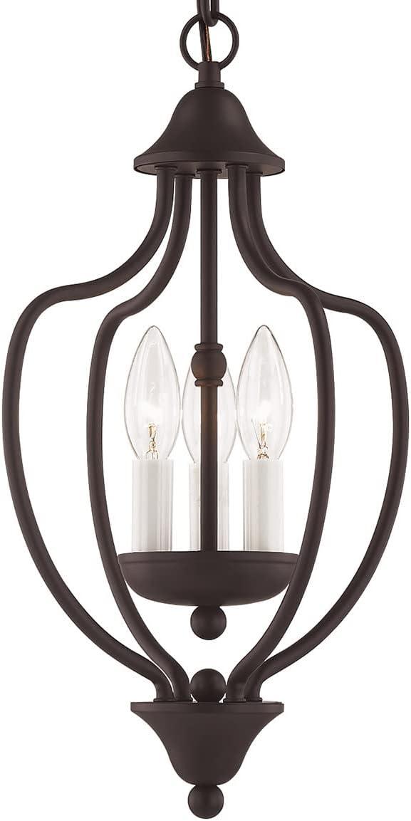 Livex Lighting Home Basics 3 - Light Chandelier in  Bronze