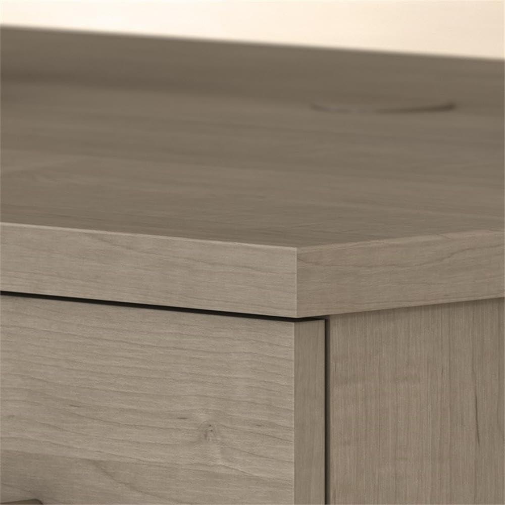 Somerset Small Storage Cabinet with Doors in Ash Gray - Engineered Wood