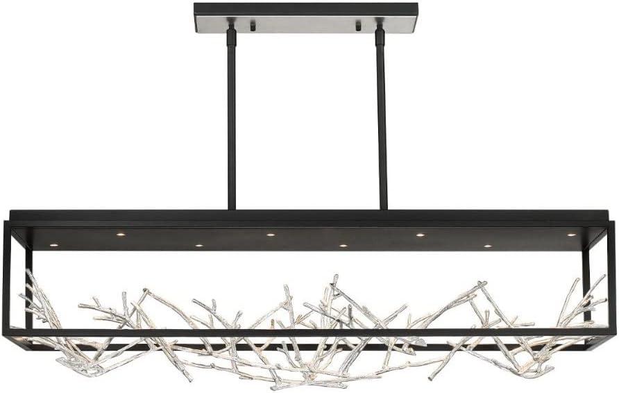 35642-015-Eurofase Lighting-Aerie Rectangular Chandelier 8 Light Metal-Bronze Finish