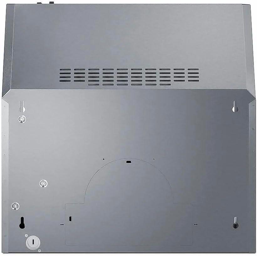 Summit Appliance Stainless Steel 200 CFM Convertible Under Cabinet Range Hood