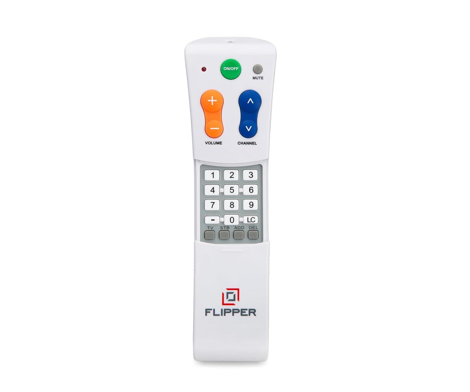 Flipper Big Button Remote (A22 V.2) Remote Control, 1 Count, 1 Pack