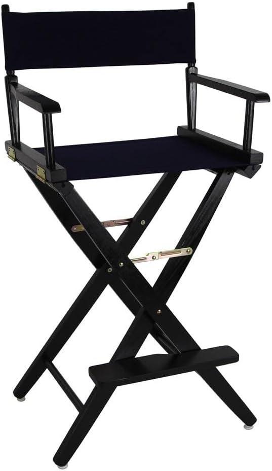 Extra-Wide Premium 30 in. Hardwoods Bar Height Directors Chair