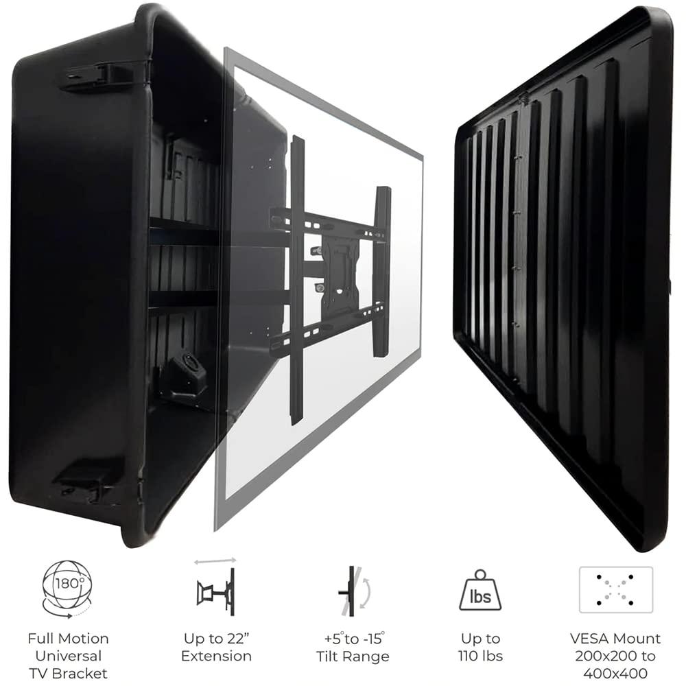 Storm Shell Storm Shell Black OUTDOOR TV ENCLOSURE