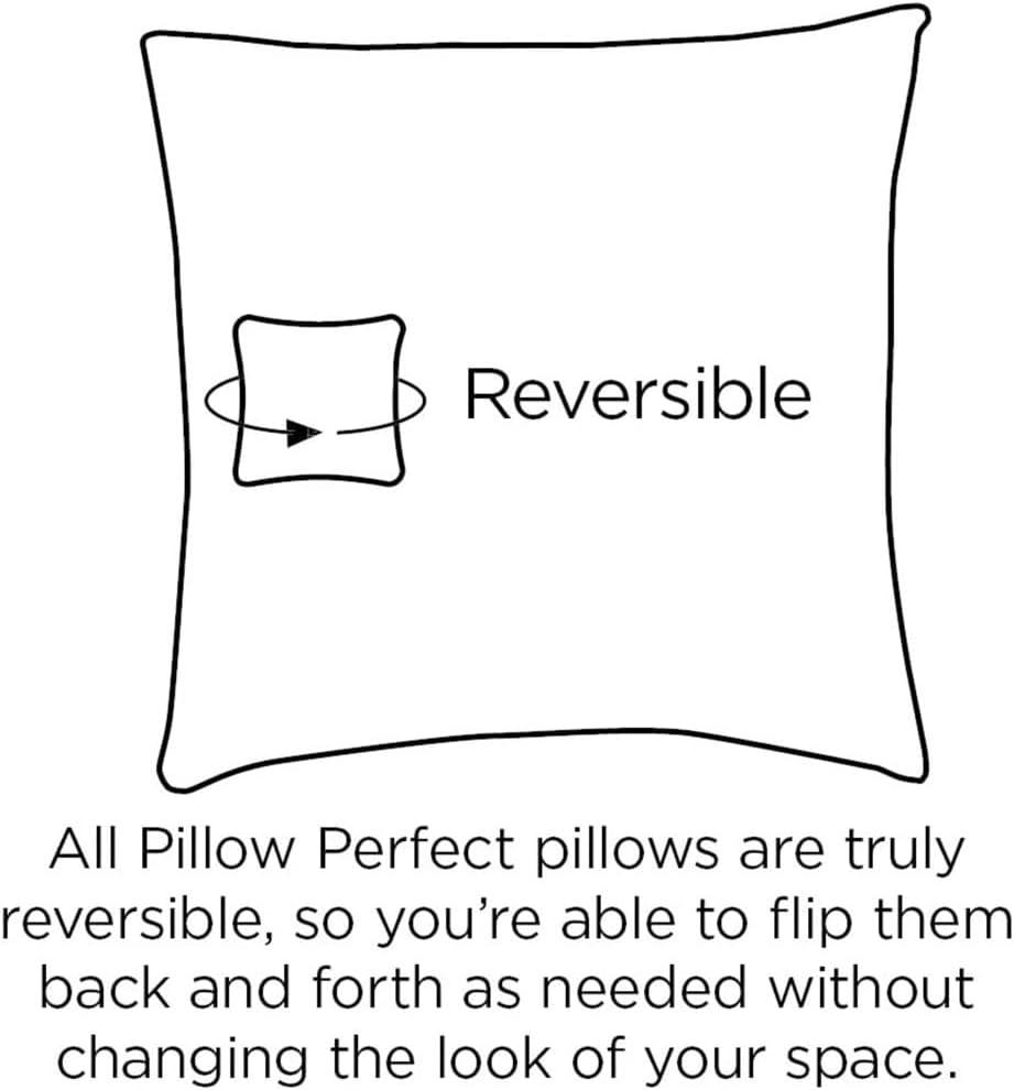 Pillow Perfect Indoor/Outdoor Reversible Throw Pillow (Set of 2)