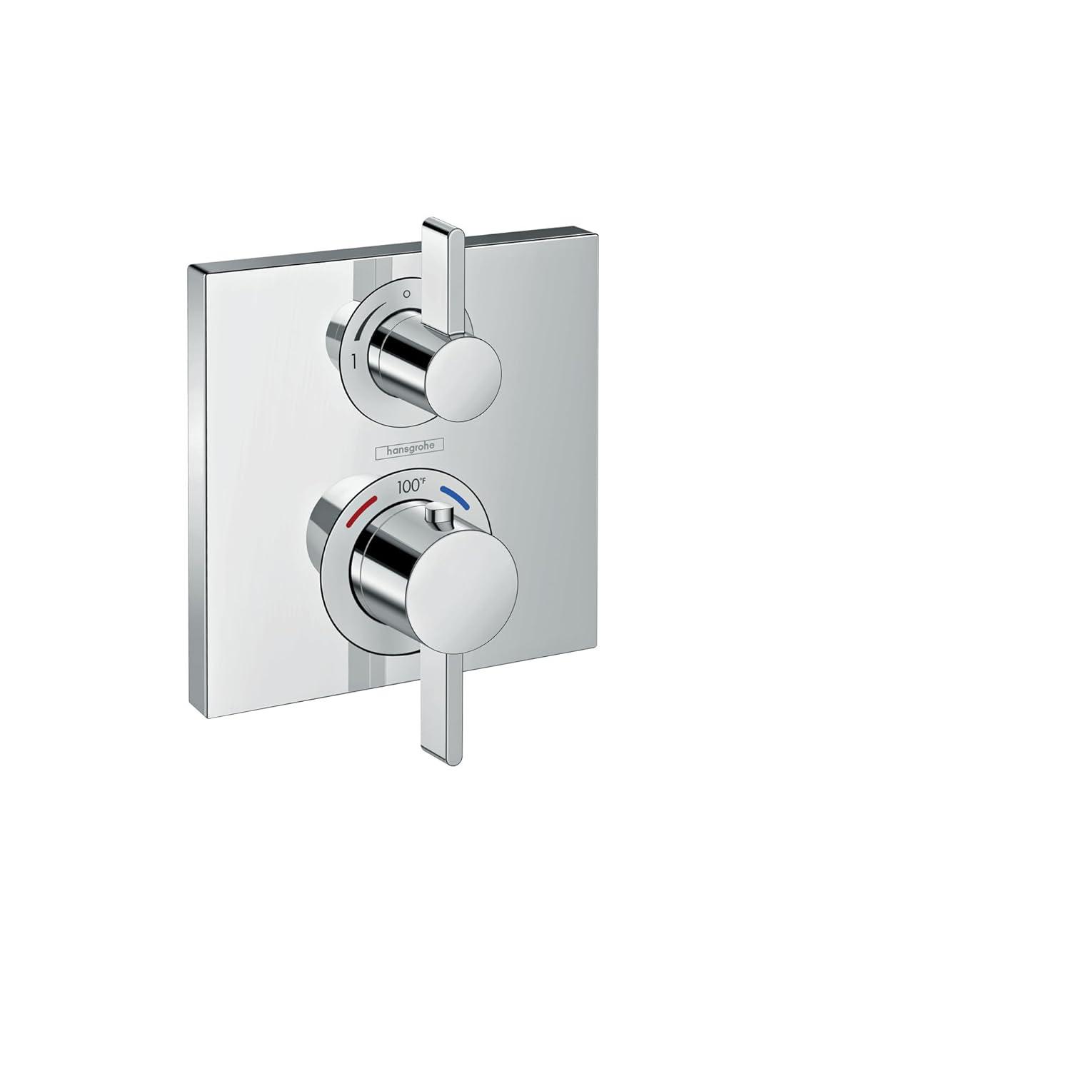 Ecostat Square Temperature Memory Thermostatic Valve Trim