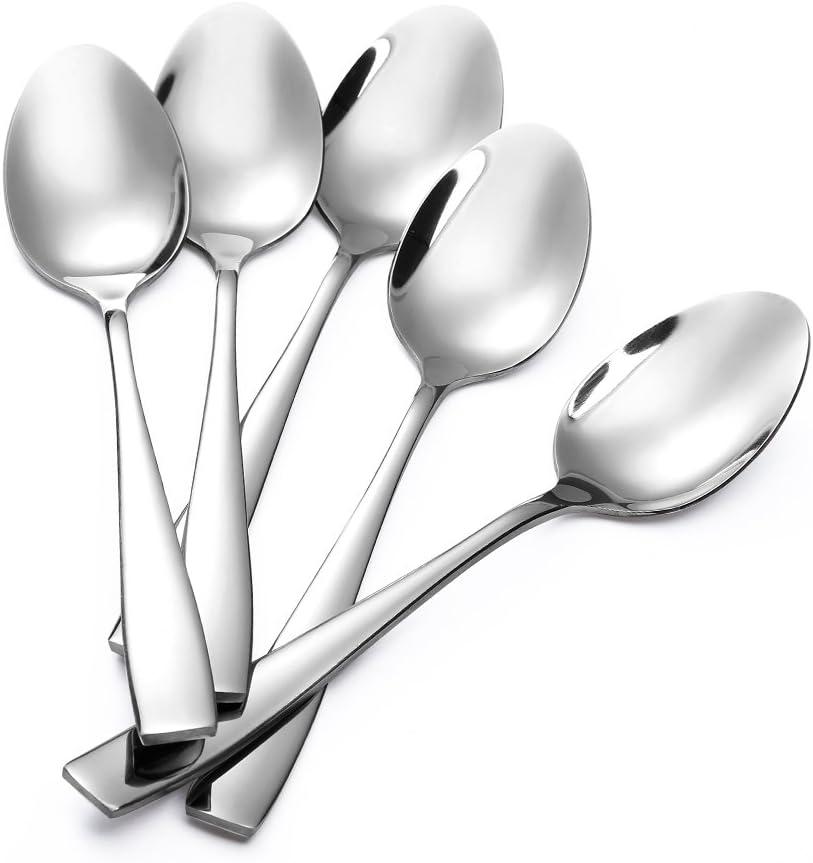 Eslite 24-Piece Large Stainless Steel Dinner Spoons, 8 Inches