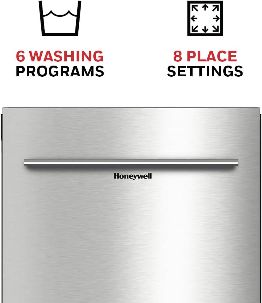 Honeywell 18 in Stainless Steel Dishwasher