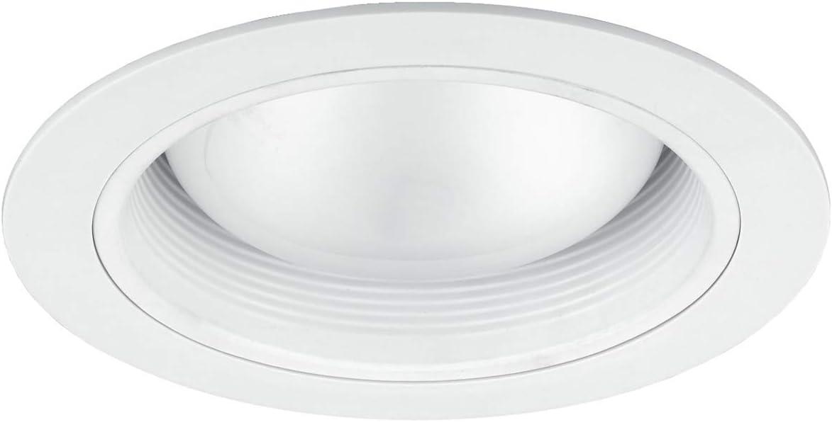 NICOR Lighting 6-Inch Airtight Cone Baffle Trim, White (17548A)