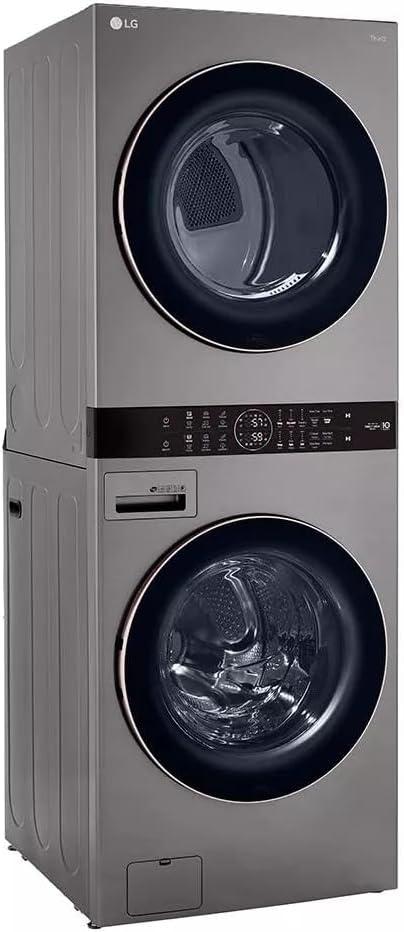 LG LG Single Unit Front Load WashTower with Center Control Washer and 7.4 cu. ft. Electric Dryer, 4.5 cu. ft. WKE100HVA