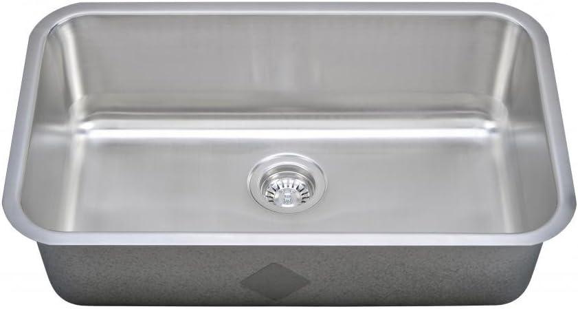 Craftsmen Series 29.88'' L Undermount Single Bowl Stainless Steel Kitchen Sink