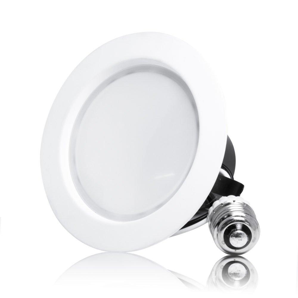 White 4-Inch LED Recessed Downlight Retrofit Kit