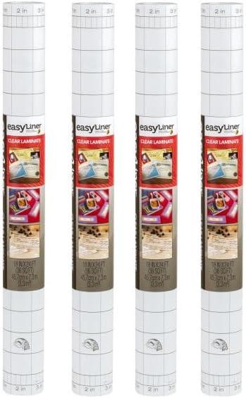 EasyLiner Brand Contact Paper Adhesive Shelf Liner, Clear, 18 in. x 24 ft. Roll