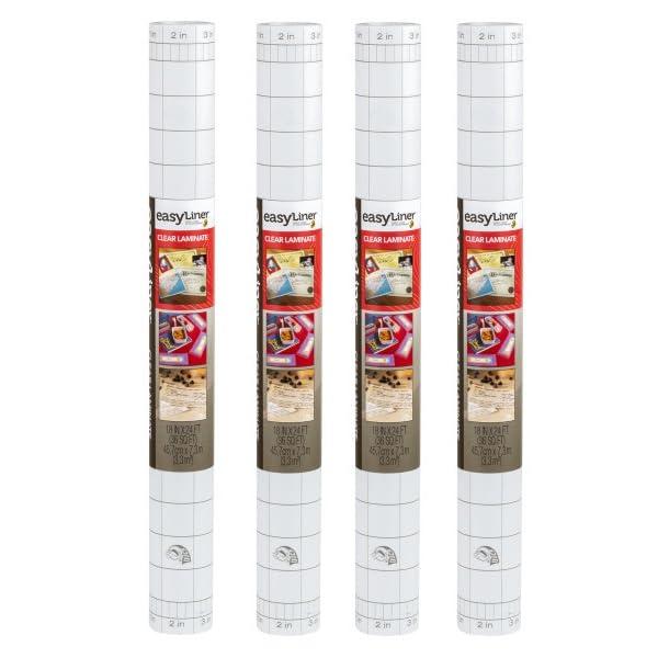 EasyLiner Brand Contact Paper Adhesive Shelf Liner, Clear, 18 in. x 24 ft. Roll